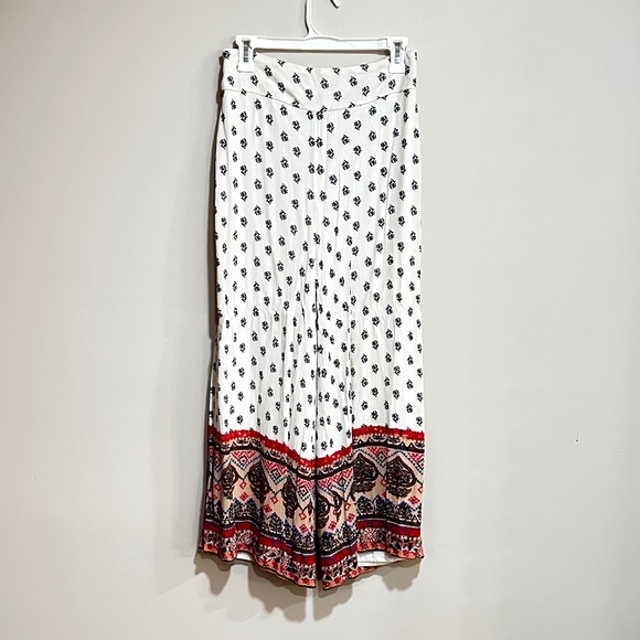 Boho High-Waisted Wide Leg Pants - Picture 6 of 8